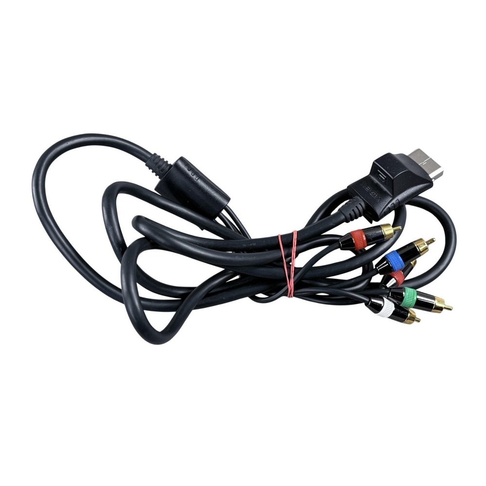 Xbox Component HD AV Video Cable Black For Microsoft Xbox Console RCA Leads